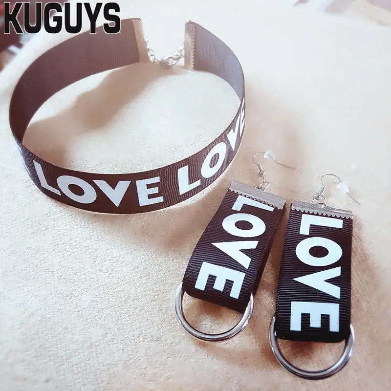KUGUYS Ribbon Jewelry Custom Womens HipHop Punk Large Dangle Earrings for Women Pendientes Rock Letter Long Drop Earring Brincos
KUGUYS Ribbon Jewelry Custom Womens HipHop Punk Large Dangle Earrings for Women Pendientes Rock Letter Long Drop Earring Brincos