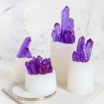 Coral Sugar Crystal Silicone Mold Diamond Crystal Pillar Iceberg Aromatherapy Gypsum Plaster Molds DIY Chocolate Mould
Coral Sugar Crystal Silicone Mold Diamond Crystal Pillar Iceberg Aromatherapy Gypsum Plaster Molds DIY Chocolate Mould
