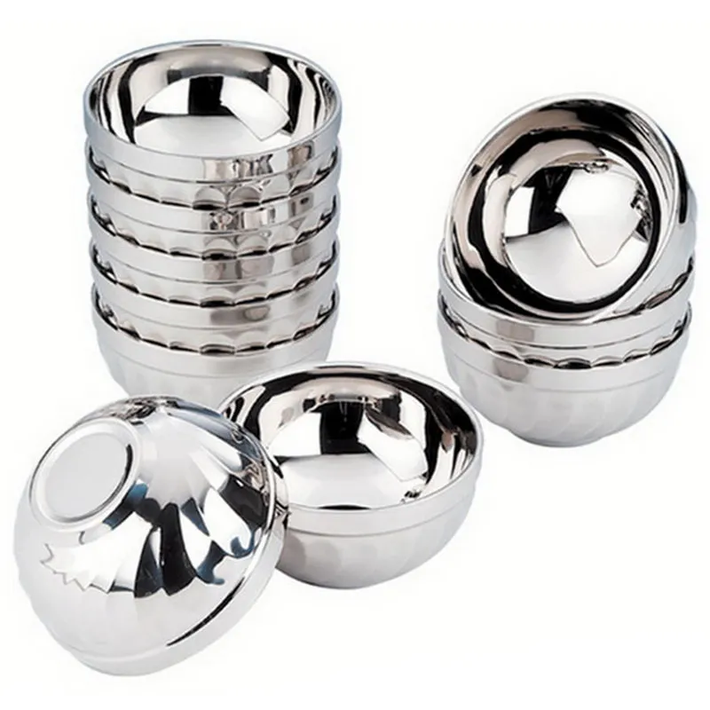 1 PC New Eco-Friendly Bowl Classic Anti-Rust Stainless Steel Smooth Rolled Edge Resistant Safe Kids Children Bowl P0.21
1 PC New Eco-Friendly Bowl Classic Anti-Rust Stainless Steel Smooth Rolled Edge Resistant Safe Kids Children Bowl P0.21