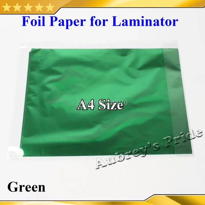 Free Shipping Green 50 Pcs 20x29Cm A4 Hot Stamping Foil Paper Laminator Laminating Transfere Laser Printer Business Card
Free Shipping Green 50 Pcs 20x29Cm A4 Hot Stamping Foil Paper Laminator Laminating Transfere Laser Printer Business Card