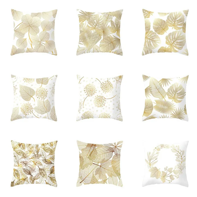 Factory direct new plant pillowcase polyester printing pillowcase gold leaf sofa pillow waist pad cover home bed cushion cover
Factory direct new plant pillowcase polyester printing pillowcase gold leaf sofa pillow waist pad cover home bed cushion cover