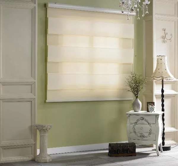Custom Made Translucent Roller Zebra Blinds in Beige Popular Curtains for Living Room 6 Colors are Available
Custom Made Translucent Roller Zebra Blinds in Beige Popular Curtains for Living Room 6 Colors are Available