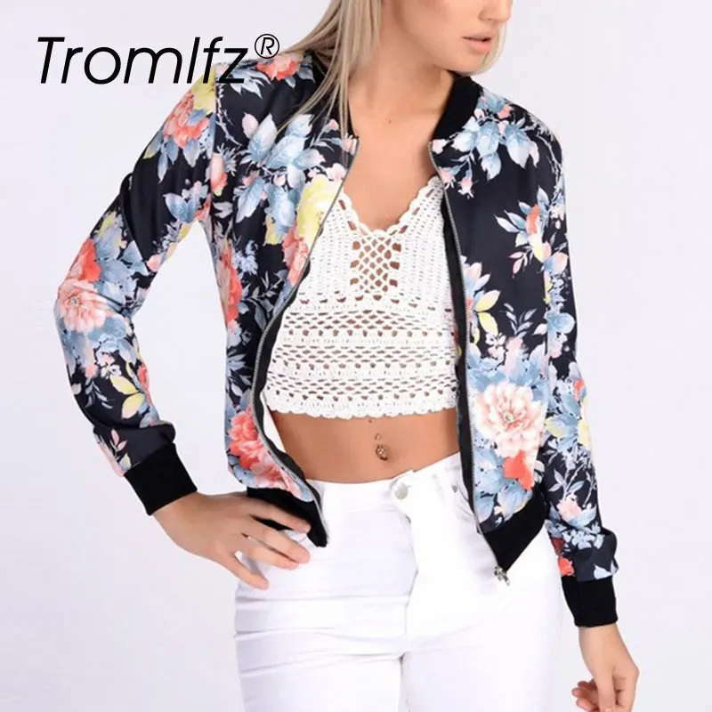 Tromlfz Plus Size Autumn Spring Women Jacket Tops Flower Print Girl Casual Baseball Zipper Up Thin Bomber Long Sleeves Coat
Tromlfz Plus Size Autumn Spring Women Jacket Tops Flower Print Girl Casual Baseball Zipper Up Thin Bomber Long Sleeves Coat