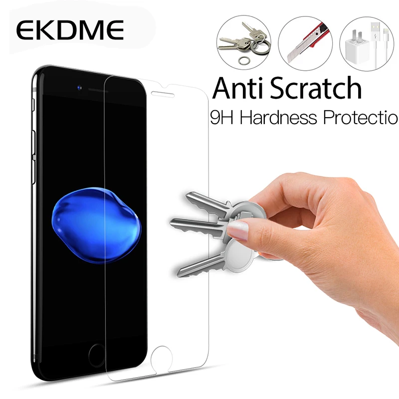 EKDME Ultra Thin Screen Protector For iPhone X 5 5S SE 6 6S 7 8 Plus Glass Cover For iPod Touch 5 6 9H Transparent Tempered Film
EKDME Ultra Thin Screen Protector For iPhone X 5 5S SE 6 6S 7 8 Plus Glass Cover For iPod Touch 5 6 9H Transparent Tempered Film