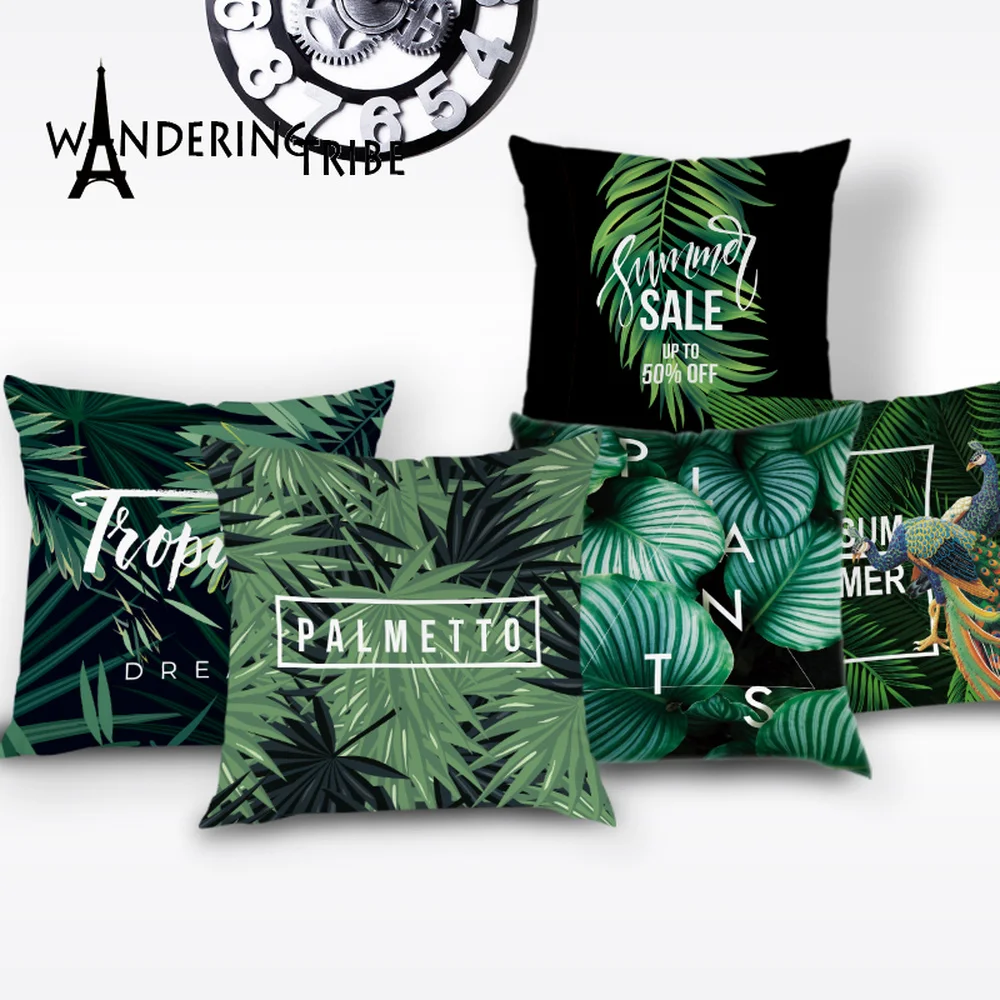 Tropical Jungle Decorative Pillows Covers Palmetto Pineapple Luxury Decor Cushions Plant Peacock Colorful Cushion Cover Case
Tropical Jungle Decorative Pillows Covers Palmetto Pineapple Luxury Decor Cushions Plant Peacock Colorful Cushion Cover Case