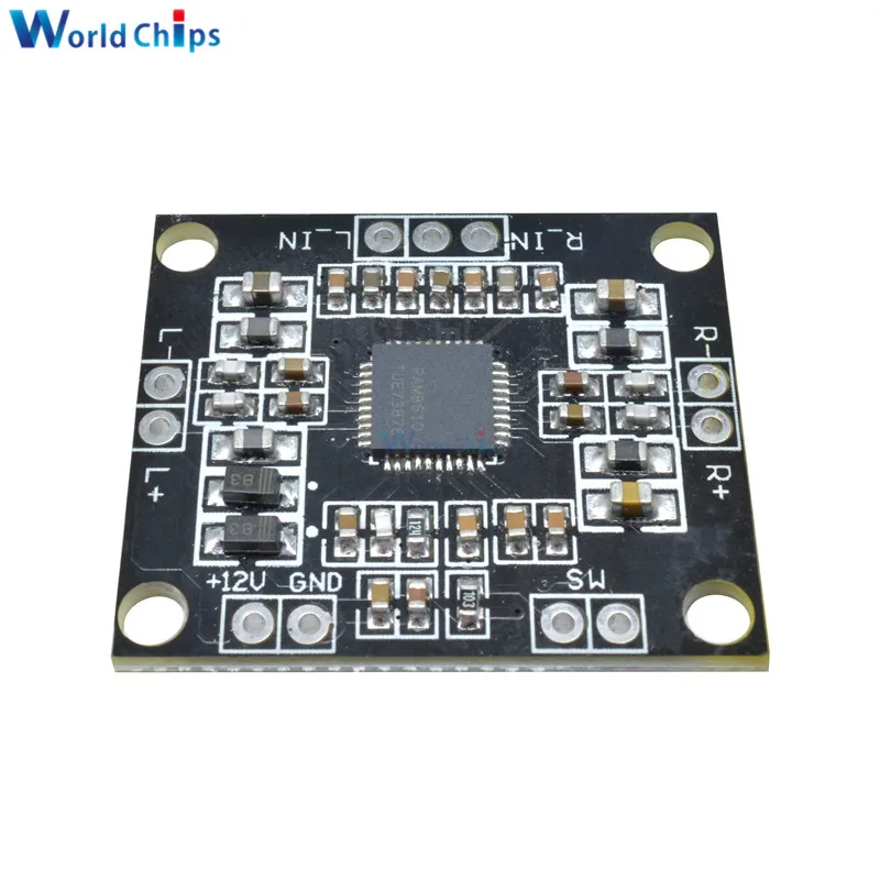 1pcs/lot PAM8610 digital power amplifier board 2 x15w dual channel stereo mini class D power amplifier board
1pcs/lot PAM8610 digital power amplifier board 2 x15w dual channel stereo mini class D power amplifier board