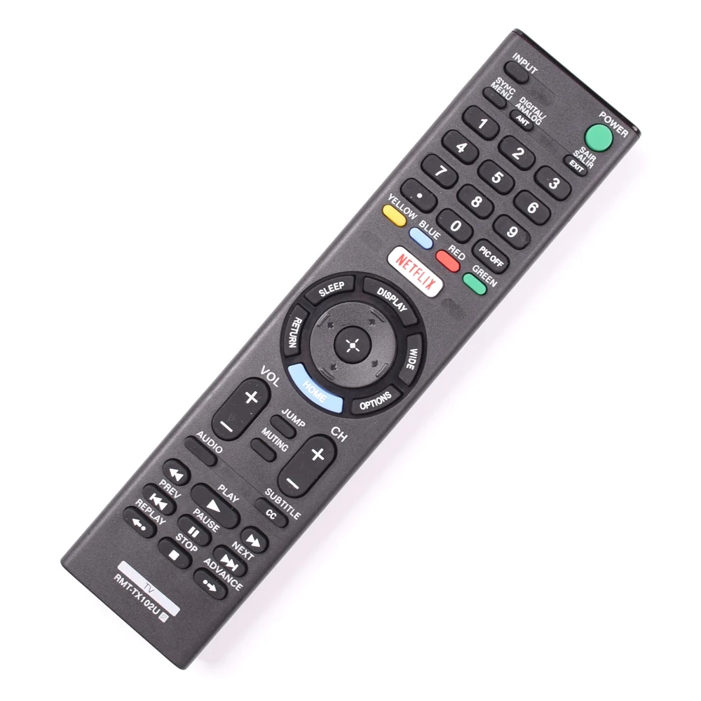 RMT-TX102U Remote control Replacement for SONY TV RMT-TX100D RMT-TX101J RMT-TX102D RMT-TX101D RMT-TX100E RMT-TX101E RMT-TX20
RMT-TX102U Remote control Replacement for SONY TV RMT-TX100D RMT-TX101J RMT-TX102D RMT-TX101D RMT-TX100E RMT-TX101E RMT-TX20