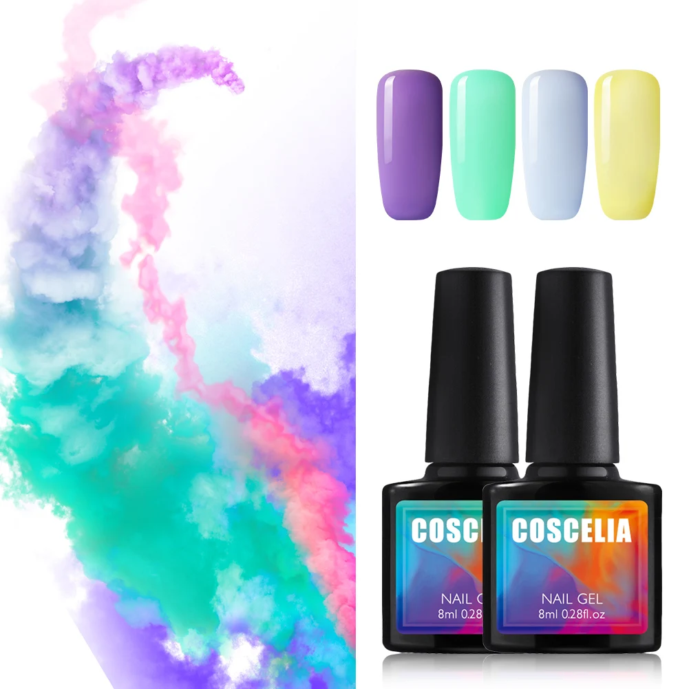 COSCELIA Brand New Shiny UV Gel Nail Polish 6 Color For Nails Nail Art Manicure Tools Semi Permanent Nail Varnish Gel Polish
COSCELIA Brand New Shiny UV Gel Nail Polish 6 Color For Nails Nail Art Manicure Tools Semi Permanent Nail Varnish Gel Polish