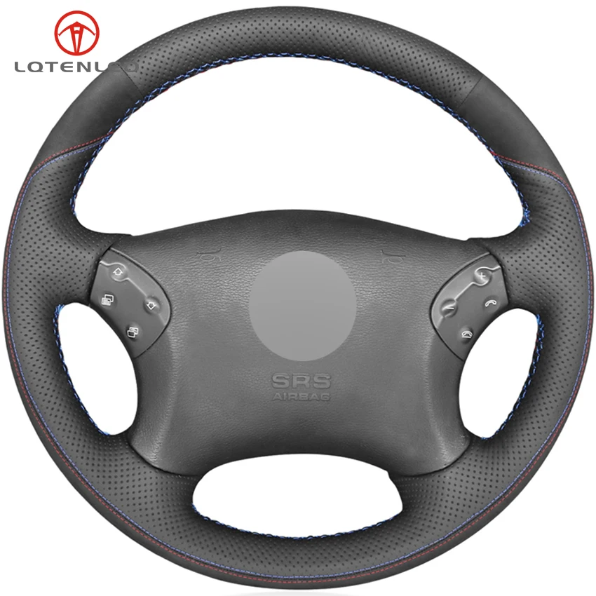 LQTENLEO Black Genuine Leather Suede DIY Hand-stitched Car Steering Wheel Cover for Mercedes Benz W203 C-Class 2001-2007
LQTENLEO Black Genuine Leather Suede DIY Hand-stitched Car Steering Wheel Cover for Mercedes Benz W203 C-Class 2001-2007