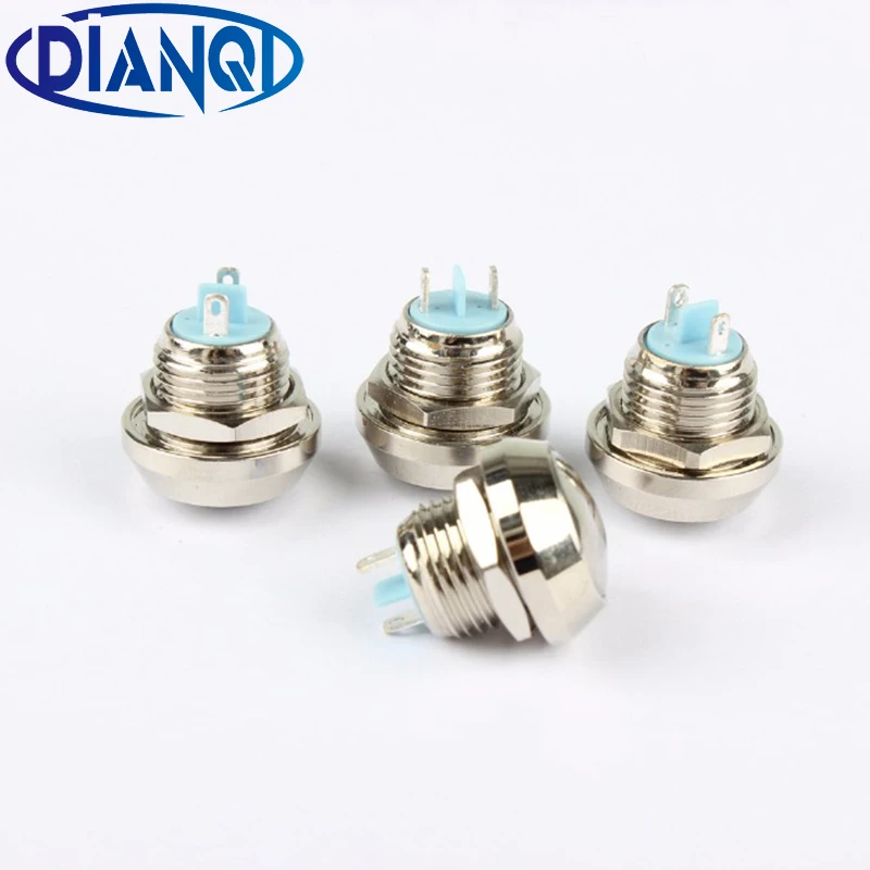 12mm Waterproof nickel plated brass Metal Push Button Switch domed Momentary self reset 1NO Car press button new 12QX.F.C
12mm Waterproof nickel plated brass Metal Push Button Switch domed Momentary self reset 1NO Car press button new 12QX.F.C