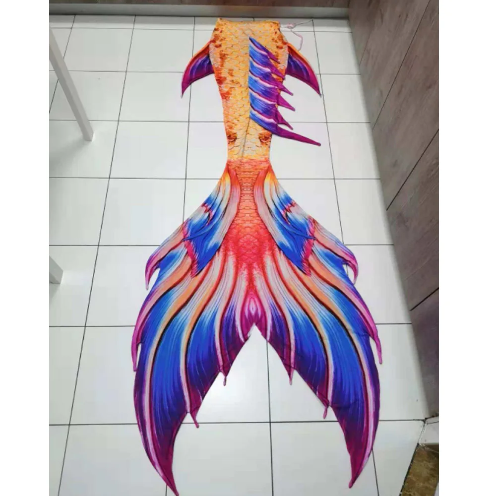 Custome Mermaid Tail with Monofin for Kids Adult Swimming Mermaid Cosplay Costume Beach Artifact with Monofin Girl Bikini Set
Custome Mermaid Tail with Monofin for Kids Adult Swimming Mermaid Cosplay Costume Beach Artifact with Monofin Girl Bikini Set
