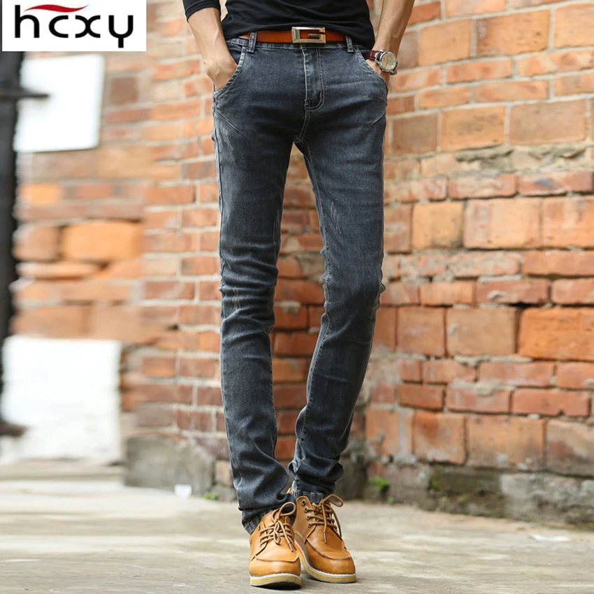 2019 Men Soft Deep Grey mens Jeans Homme Slim Elastic denim pants men Skinny Brand Designer Jeans Pants for male
2019 Men Soft Deep Grey mens Jeans Homme Slim Elastic denim pants men Skinny Brand Designer Jeans Pants for male