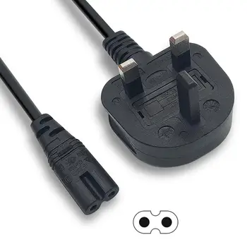 2 Pin Mains Power Lead Figure 8 IEC C7 Cable Compatible With Xbox One S Slim Game Console, Xbox One X
2 Pin Mains Power Lead Figure 8 IEC C7 Cable Compatible With Xbox One S Slim Game Console, Xbox One X