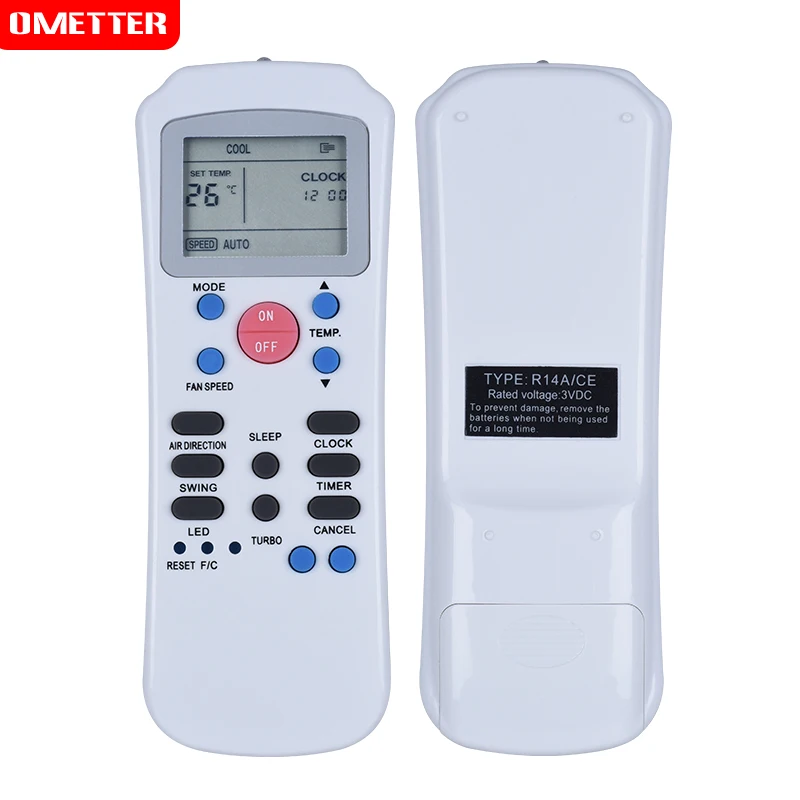 Original for Midea Carrier Springer Split And Portable Air Conditioner Remote Control R14A/E Compatible with R14A/CE
Original for Midea Carrier Springer Split And Portable Air Conditioner Remote Control R14A/E Compatible with R14A/CE