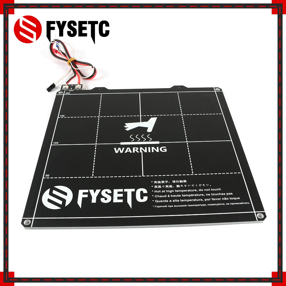 220*220mm 3D Printer MK3 Magnetic Heatbed 220X220mm 24V 3mm Wiring Thermistor Kit With Magnet For MK3 Ender 5 3D Printer Parts
220*220mm 3D Printer MK3 Magnetic Heatbed 220X220mm 24V 3mm Wiring Thermistor Kit With Magnet For MK3 Ender 5 3D Printer Parts