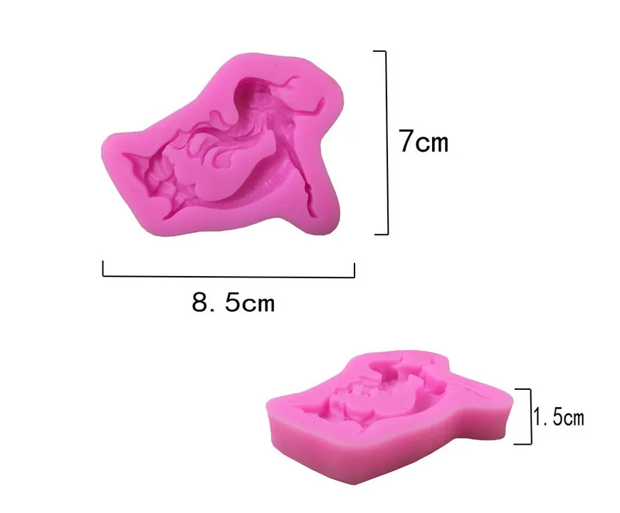 Little Mermaid Silicone Mold Sugarcraft Fondant Chocolate Candy Gumpaste Mold Cupcake Topper Cookie Baking Cake Decorating Tools
Little Mermaid Silicone Mold Sugarcraft Fondant Chocolate Candy Gumpaste Mold Cupcake Topper Cookie Baking Cake Decorating Tools