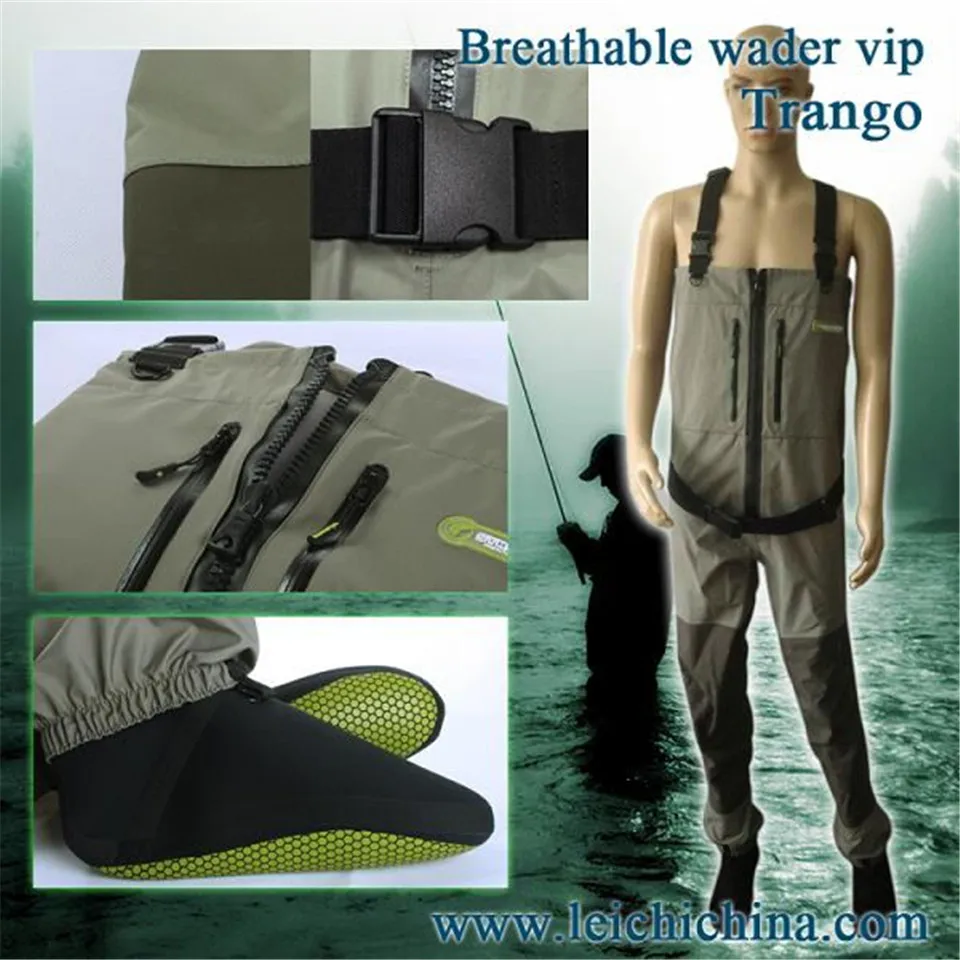 Maximumcatch Trango Zip Fishing Wader Additional Durability In L XL Size Fly Breathable | Спорт и развлечения