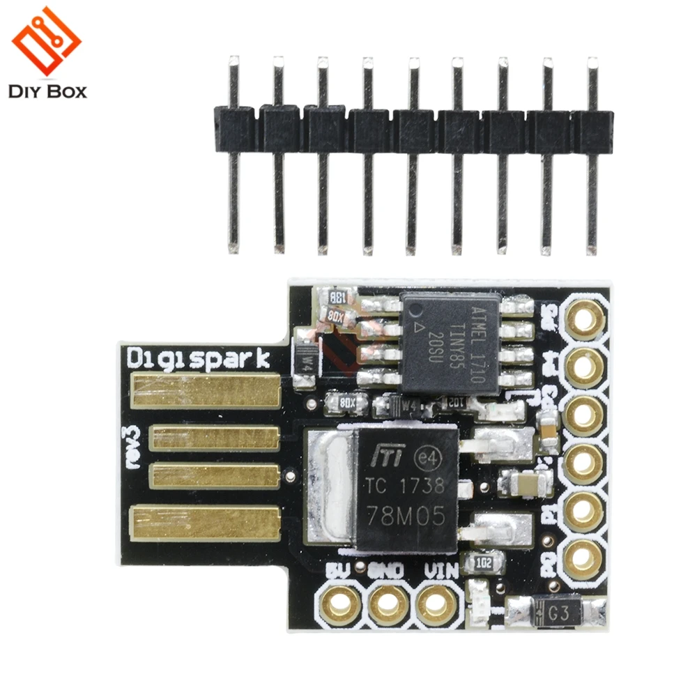 Фото Плата для разработки ATTINY85 Micro USB плата Arduino модуль ввода/вывода IIC I2C SPI набор сделай