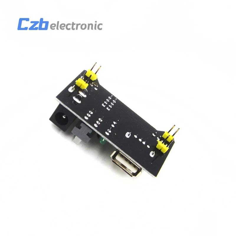 HX14E007 MB102 Micro USB Interface Breadboard Power Supply Module 3.3V 5V 2 Channel Board MB-102 For Arduino(4)