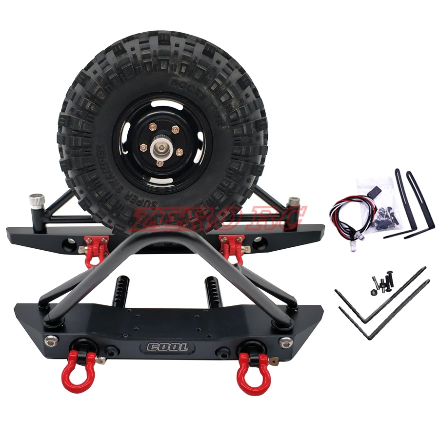 1:10 RC CAR AXIAL SCX10 FULL METAL FRONT BUMPER BULL BAR + REAR BUMPER WITH CARRIER LED LIGHT SET FOR TRAXXAS TRX4 JEEP
1:10 RC CAR AXIAL SCX10 FULL METAL FRONT BUMPER BULL BAR + REAR BUMPER WITH CARRIER LED LIGHT SET FOR TRAXXAS TRX4 JEEP