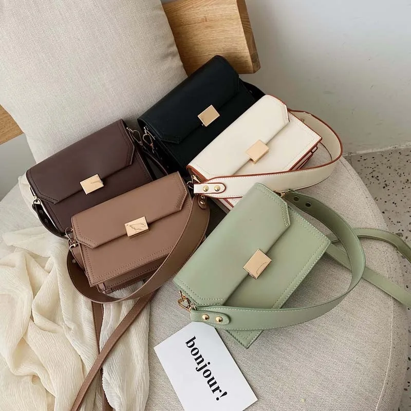 Woman Package Pu Skin Solid Color Small Square Package Two Bar Straps Single Acromioclavicular Buckle Oblique Span Package
Woman Package Pu Skin Solid Color Small Square Package Two Bar Straps Single Acromioclavicular Buckle Oblique Span Package