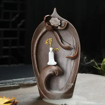 Backflow Incense Burner Zen Road Incense Cone Holder Smoke Waterfall Lotus Incense Craft Ceramic Censer Use In Home Teahouse
Backflow Incense Burner Zen Road Incense Cone Holder Smoke Waterfall Lotus Incense Craft Ceramic Censer Use In Home Teahouse