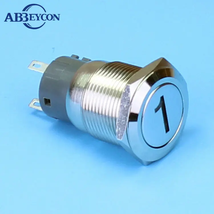 Latching IP67 19mm Flat Head Elevator 1V~220V Blue Led Number "1" Logo Illuminated Light Customized Logo Push Button Swtich
Latching IP67 19mm Flat Head Elevator 1V~220V Blue Led Number "1" Logo Illuminated Light Customized Logo Push Button Swtich