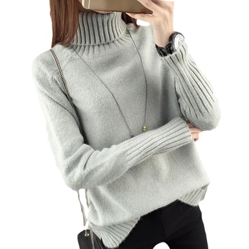 Hot Sale Women's Bottoming Sweaters And Pullovers Female Solid Loose Pullover Knitted Casual Pull Femme Thickening Sweater XH866
Hot Sale Women's Bottoming Sweaters And Pullovers Female Solid Loose Pullover Knitted Casual Pull Femme Thickening Sweater XH866
