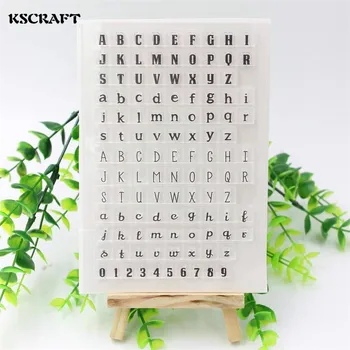 KSCRAFT Alphabets Transparent Clear Silicone Stamps for DIY Scrapbooking/Card Making/Kids Fun Decoration Supplies 016
KSCRAFT Alphabets Transparent Clear Silicone Stamps for DIY Scrapbooking/Card Making/Kids Fun Decoration Supplies 016