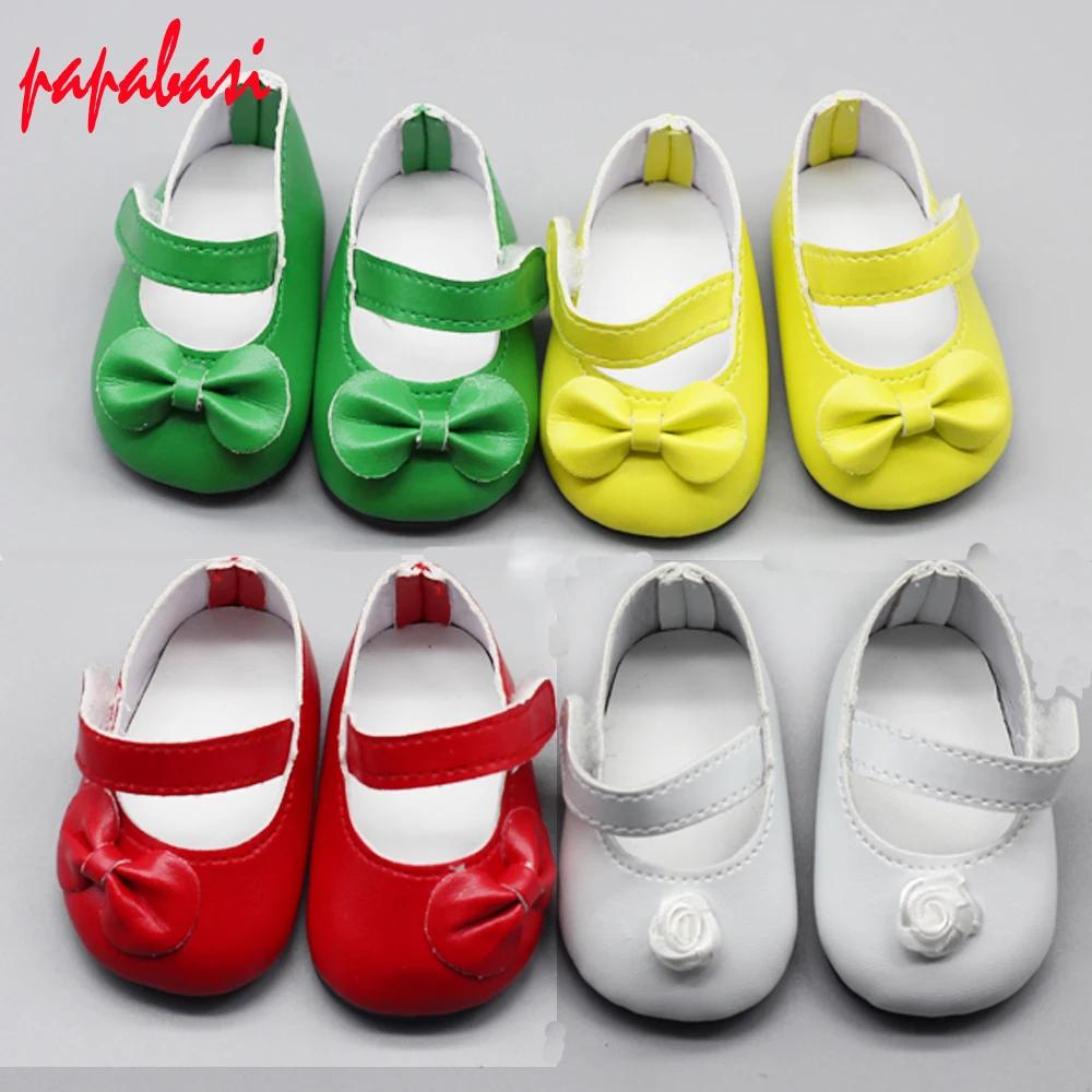 6.8*3.6cm Doll Shoes fit 43cm baby dolls as for 18 Inch Girls doll Accessories toys
6.8*3.6cm Doll Shoes fit 43cm baby dolls as for 18 Inch Girls doll Accessories toys