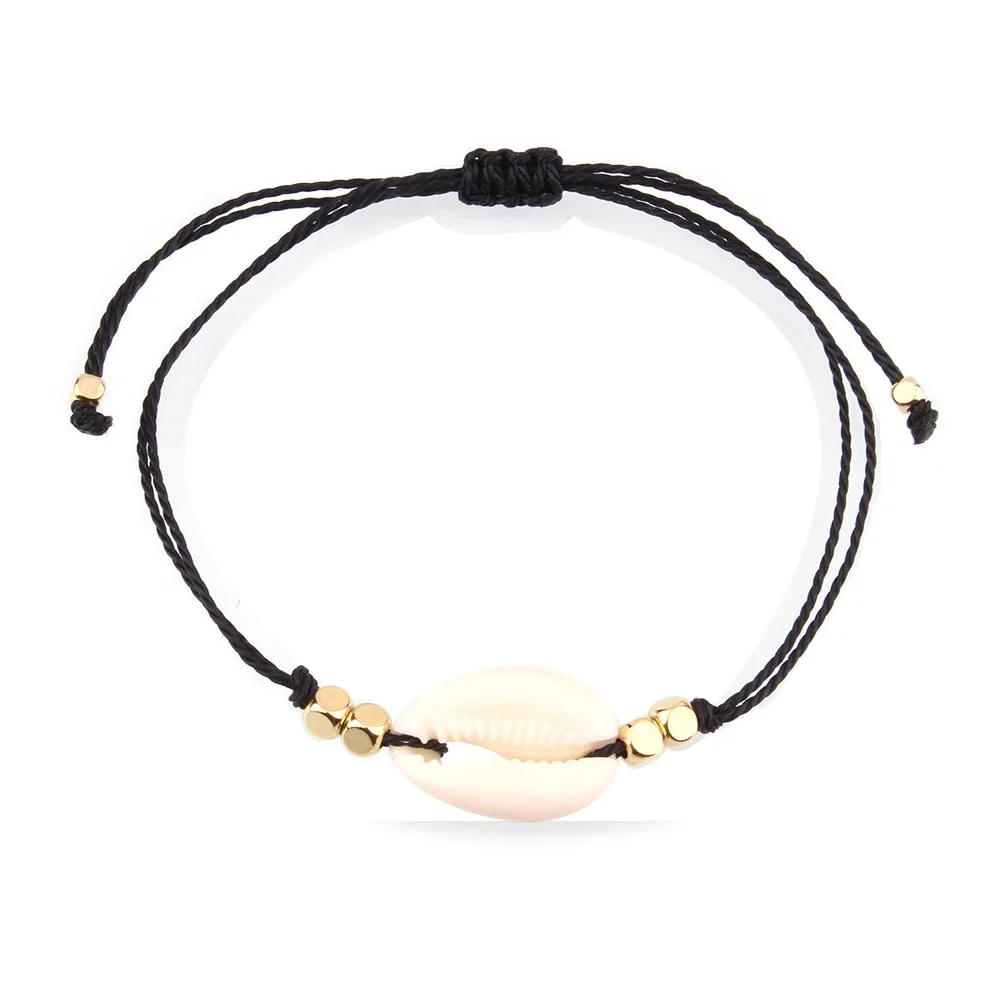 Cowrie Seahell Waxed Thread Boho Bracelet Woman Man Bohemian Black Blue Pink Simple Tiny Shells Bracelet&Anklet Bileklik Erkek
Cowrie Seahell Waxed Thread Boho Bracelet Woman Man Bohemian Black Blue Pink Simple Tiny Shells Bracelet&Anklet Bileklik Erkek