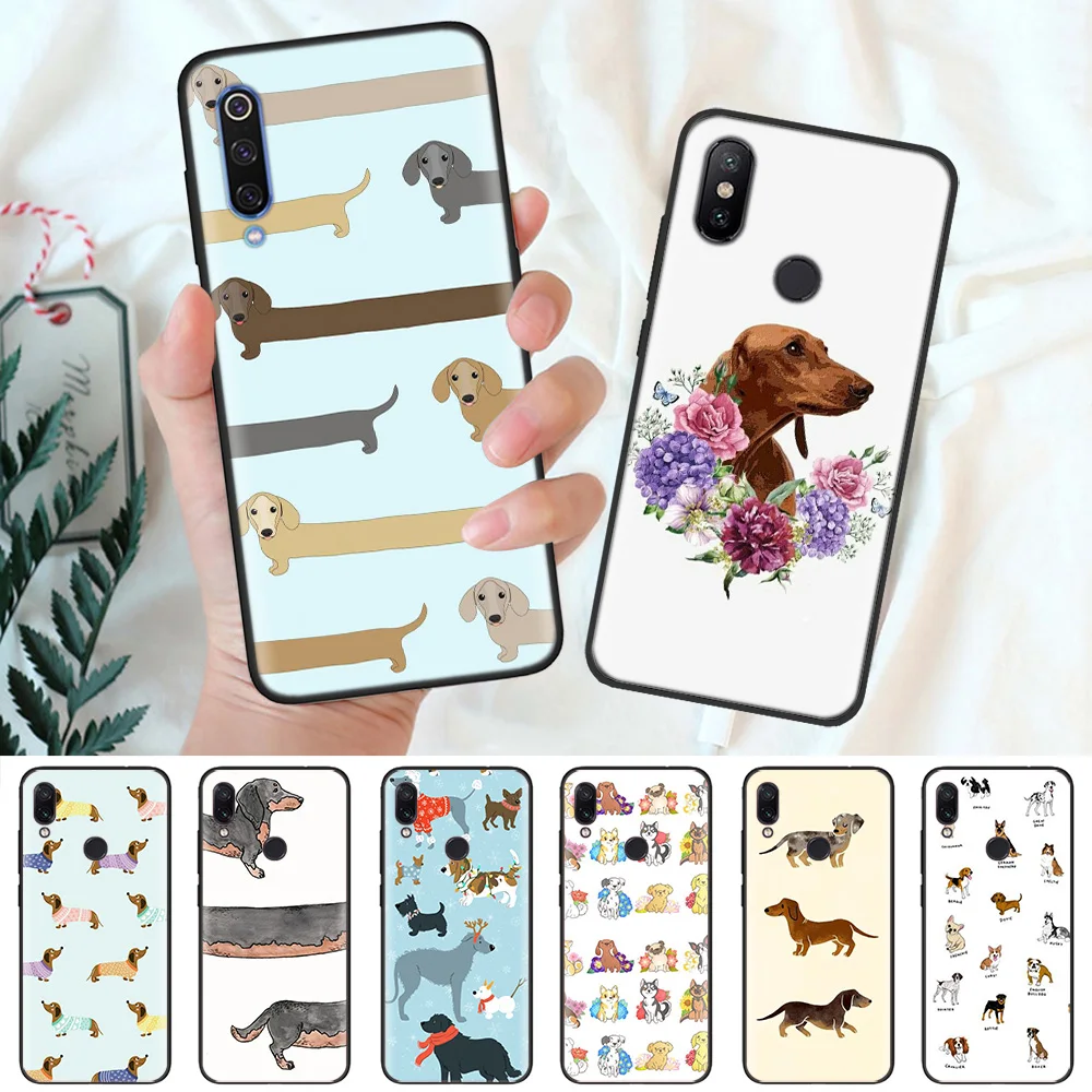 Black Silicone Case Bag Cover for Xiaomi Mi A1 A2 8 Lite Play Redmi Note 7 6 6A 5 Plus 4X Pro Poco F1 Coque Core Dachshund Dog
Black Silicone Case Bag Cover for Xiaomi Mi A1 A2 8 Lite Play Redmi Note 7 6 6A 5 Plus 4X Pro Poco F1 Coque Core Dachshund Dog