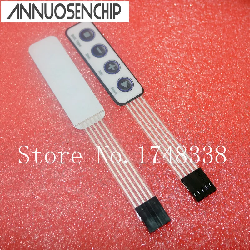 new white surface Mini 4 key Membrane Switch Monitor Switch Matrix keyboard Membrane keypad control surfaces
new white surface Mini 4 key Membrane Switch Monitor Switch Matrix keyboard Membrane keypad control surfaces