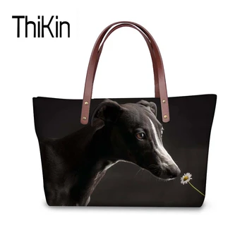 THIKIN Shoulder Bags for Women Ainmal Handbags 3D Dark Grey Italian Greyhound Dog Printing Ladies Handbag Large Top-handle Bags
THIKIN Shoulder Bags for Women Ainmal Handbags 3D Dark Grey Italian Greyhound Dog Printing Ladies Handbag Large Top-handle Bags