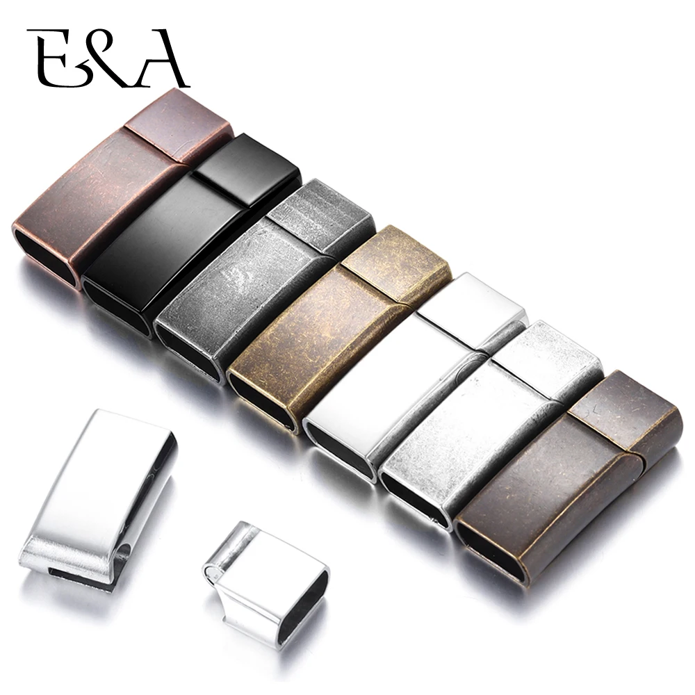 Stainless Steel Magnetic Clasps Flat Rectangle Hole 12*6mm for Leather Cord Bayonet Clasp Bracelet DIY Jewelry Making Supplies
Stainless Steel Magnetic Clasps Flat Rectangle Hole 12*6mm for Leather Cord Bayonet Clasp Bracelet DIY Jewelry Making Supplies
