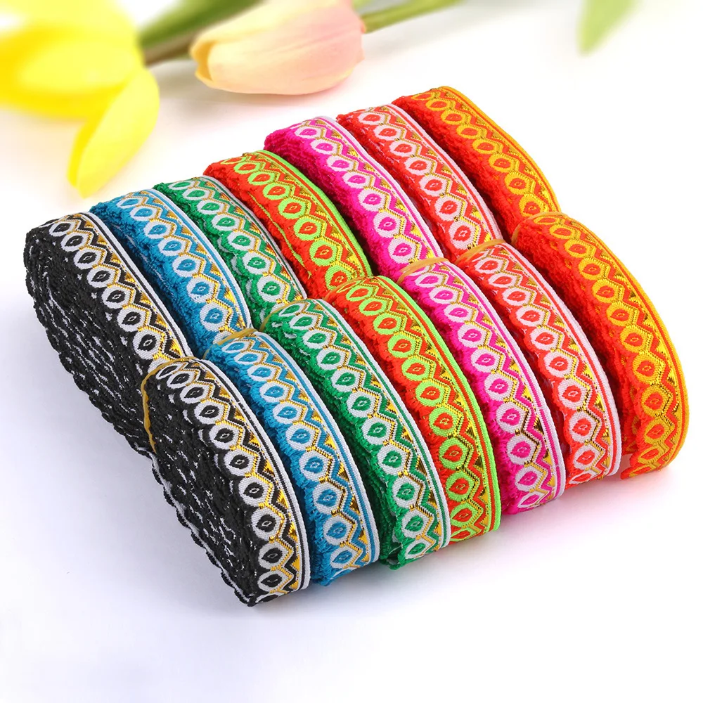 7 Meter ethnic jacquard webbing woven tape tassel fringe lace trim ribbon 1.5cm tribal boho DIY Clothes Sewing sew accessory
7 Meter ethnic jacquard webbing woven tape tassel fringe lace trim ribbon 1.5cm tribal boho DIY Clothes Sewing sew accessory