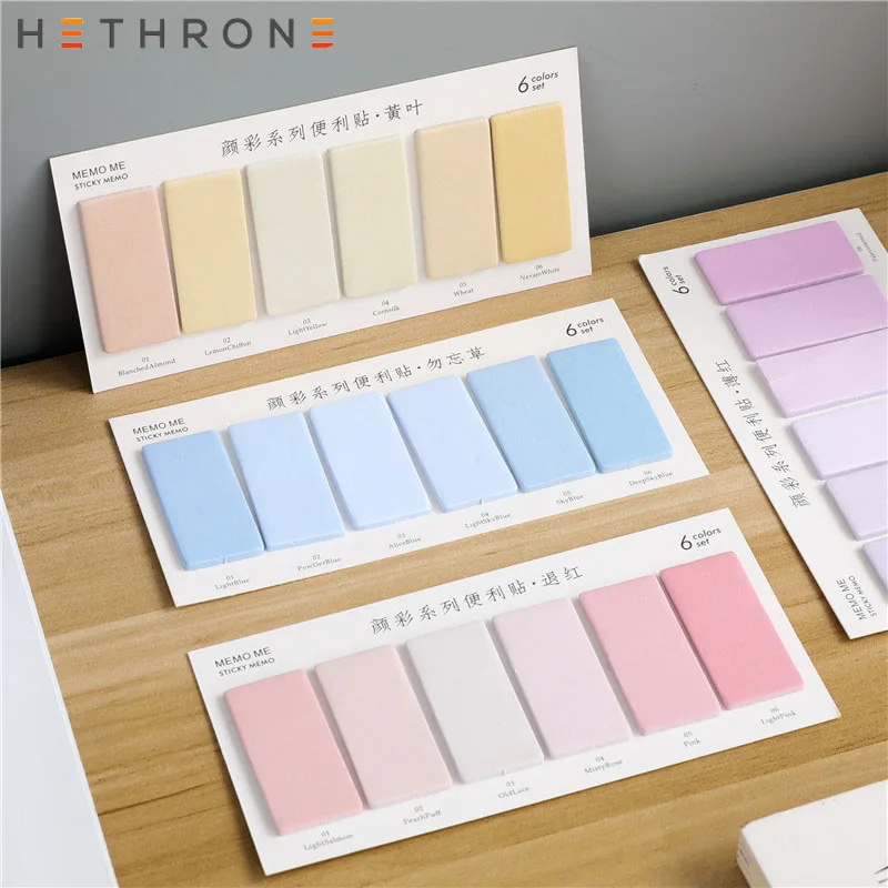 Hethrone Colorful Candy color Classified Sticky Notes Stationery Scrapbooking Papeleria Stickers planner Memo pads Planner stick
Hethrone Colorful Candy color Classified Sticky Notes Stationery Scrapbooking Papeleria Stickers planner Memo pads Planner stick