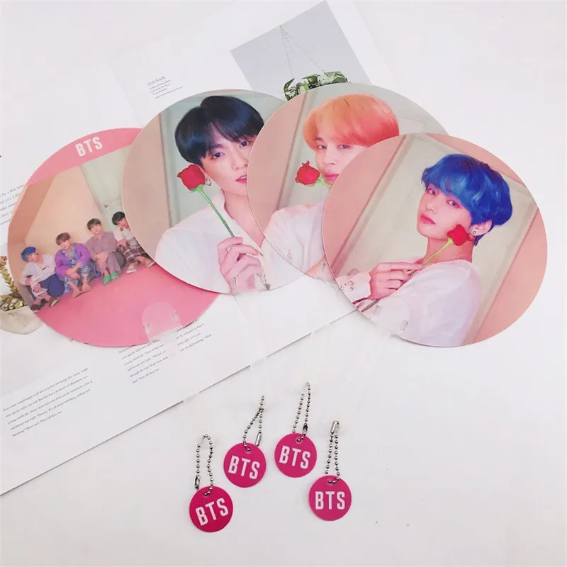Kpop Bangtan Boys MAP OF THE SOUL PERSONA Same Translucent Fans JIMIN JUNGKOOK V Rose Flower Same Fans Doulbe Sides Prints
Kpop Bangtan Boys MAP OF THE SOUL PERSONA Same Translucent Fans JIMIN JUNGKOOK V Rose Flower Same Fans Doulbe Sides Prints