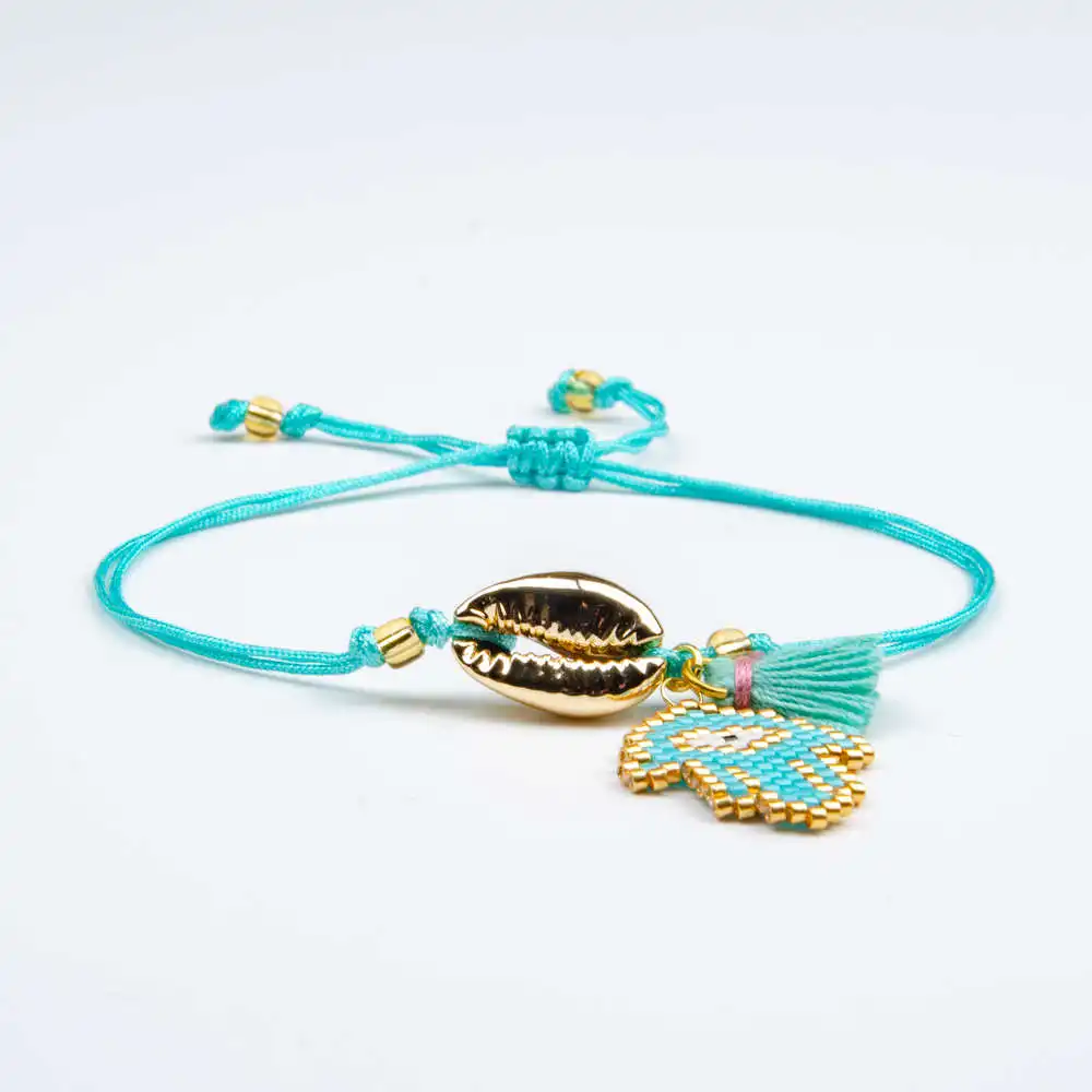 Go2boho MIYUKI Bracelet Evil Eye Pulseras Gold Shell 2019 Women Delica Jewelry Turkish Evil Eye Charm Bracelets Handmade Cord
Go2boho MIYUKI Bracelet Evil Eye Pulseras Gold Shell 2019 Women Delica Jewelry Turkish Evil Eye Charm Bracelets Handmade Cord