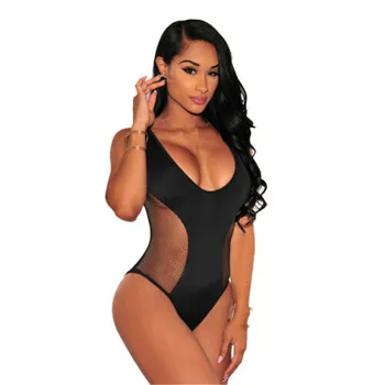 Hirigin Women Bobysuits Overalls Solid Sexy Mesh Patchwork Perspective Skinny One Piece Bobysuits Summer Beach Holiday 2019 New
Hirigin Women Bobysuits Overalls Solid Sexy Mesh Patchwork Perspective Skinny One Piece Bobysuits Summer Beach Holiday 2019 New