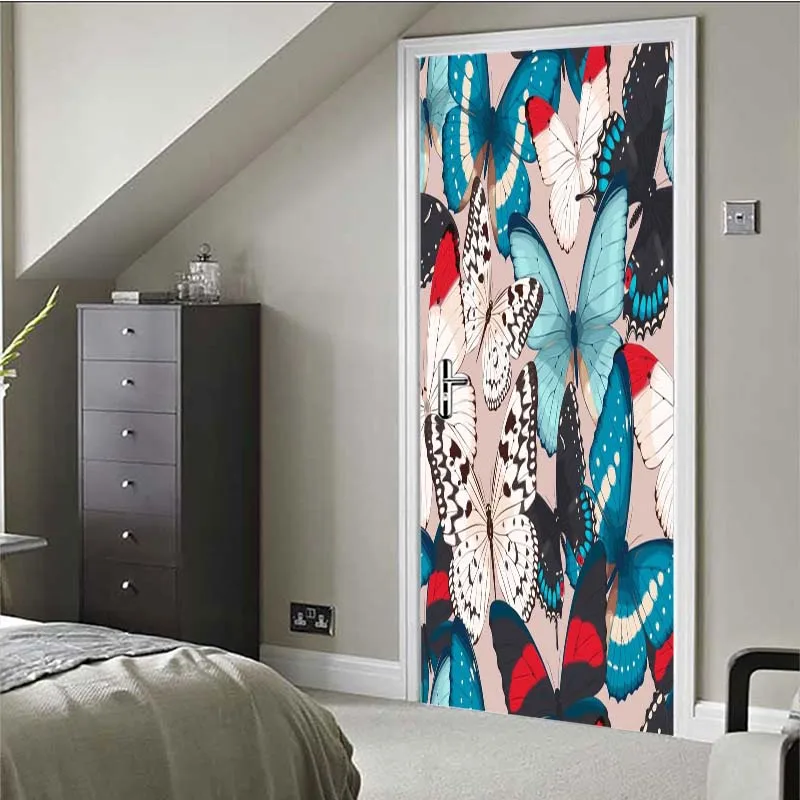 Free shipping 3D pattern butterfly Door Sticker for Bedroom Living Room art PVC Waterproof Decal door wrap stickers portes JUN19
Free shipping 3D pattern butterfly Door Sticker for Bedroom Living Room art PVC Waterproof Decal door wrap stickers portes JUN19