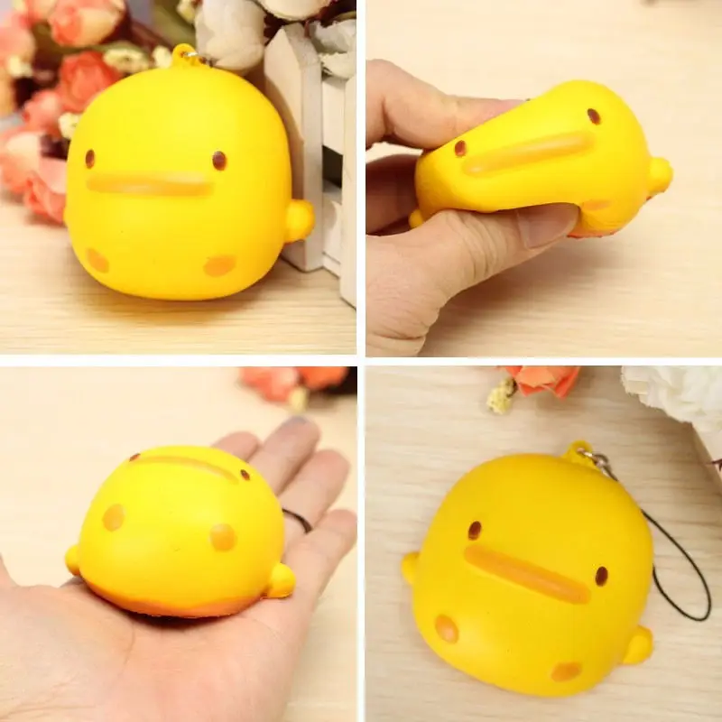 Cute Cartoon Yellow Duck Mini Soft Slow Rising Toy Scented Jumbo Kawaii Animal Keychain Pendant Phone Straps Kids Fun Gift
Cute Cartoon Yellow Duck Mini Soft Slow Rising Toy Scented Jumbo Kawaii Animal Keychain Pendant Phone Straps Kids Fun Gift