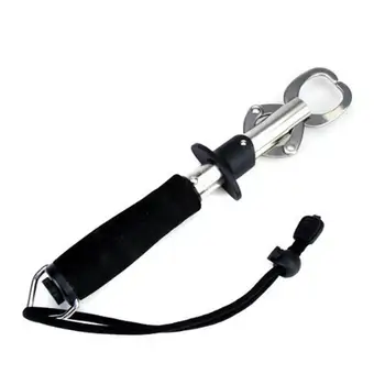 Portable Outdoor Stainless Steel Fishing Tackle Fish Lip Gripper with Weighing Scale and Ruler (Black)
Portable Outdoor Stainless Steel Fishing Tackle Fish Lip Gripper with Weighing Scale and Ruler (Black)