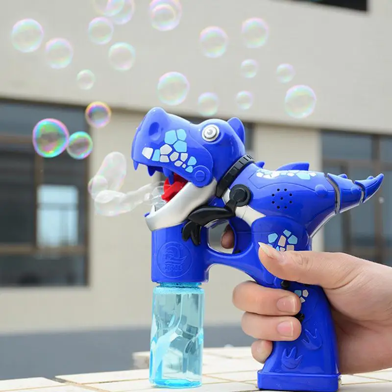 Children Light Music Bubble Gun Electric Cartoon Dinosaur Bubble Blower Machine Outdoor Bubbles Soap Toys for Kids
Children Light Music Bubble Gun Electric Cartoon Dinosaur Bubble Blower Machine Outdoor Bubbles Soap Toys for Kids