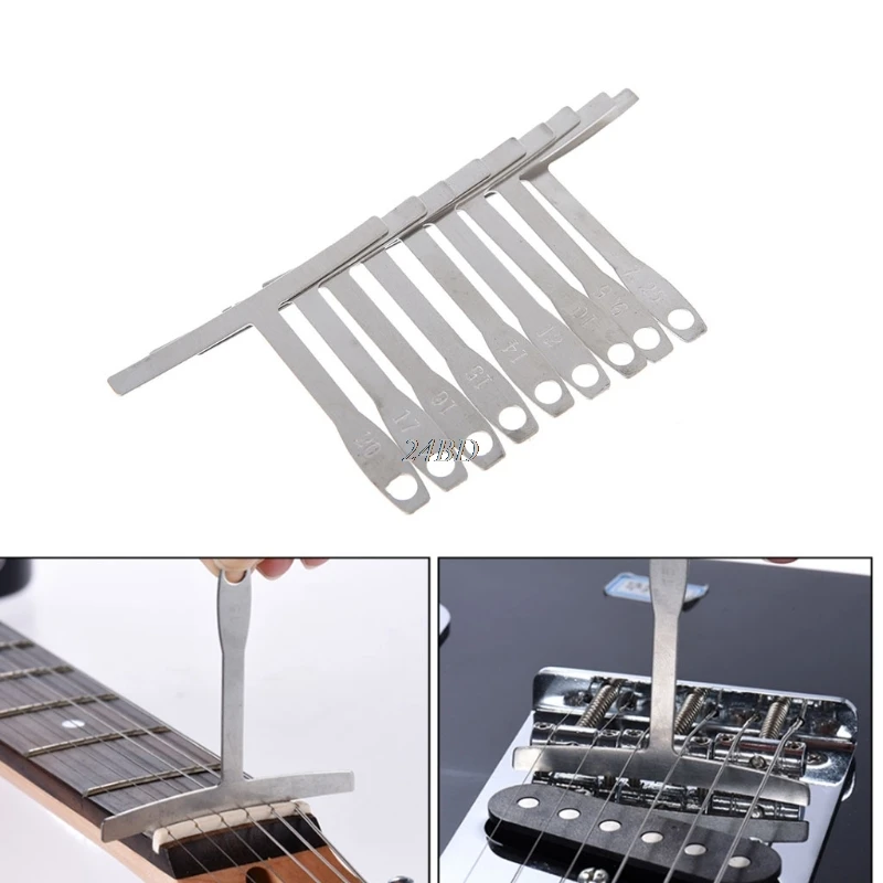 Understring Radius Gauge Metal for Guitar and Bass Setup Luthier Tools 9PCS/SET S19
Understring Radius Gauge Metal for Guitar and Bass Setup Luthier Tools 9PCS/SET S19