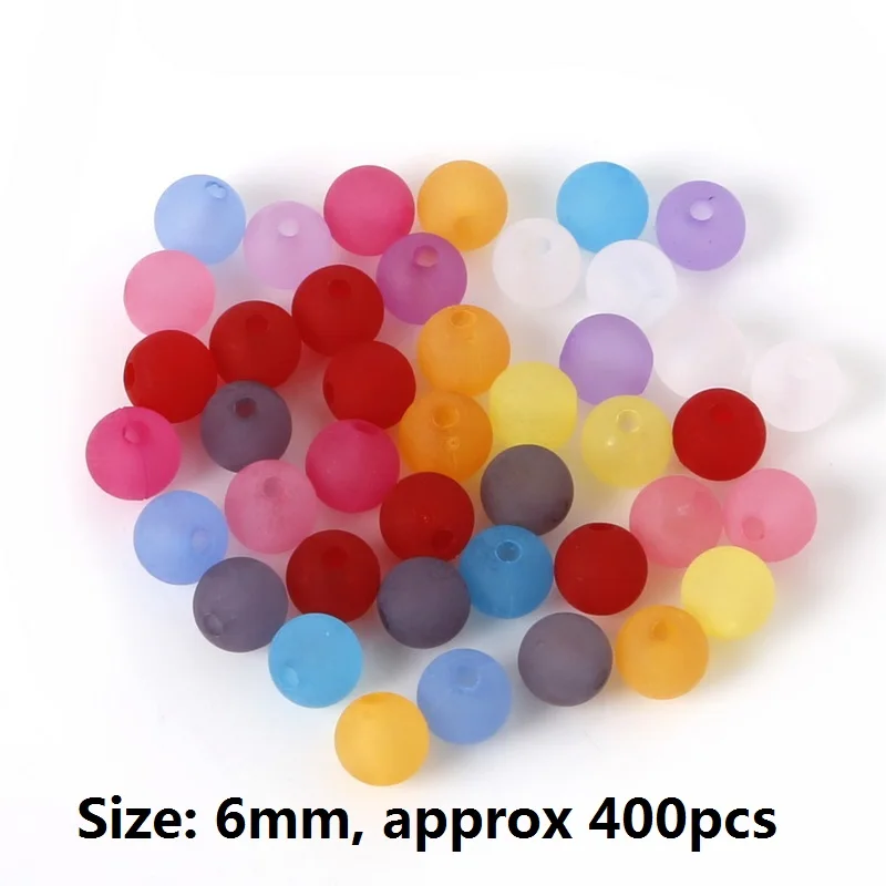 Hot New Arrivals Frosted Round Acrylic Beads DIY Jewelry Loose Spacer Beads 50 grams/pack Fashion Jewelry Beads For Handcraft
Hot New Arrivals Frosted Round Acrylic Beads DIY Jewelry Loose Spacer Beads 50 grams/pack Fashion Jewelry Beads For Handcraft