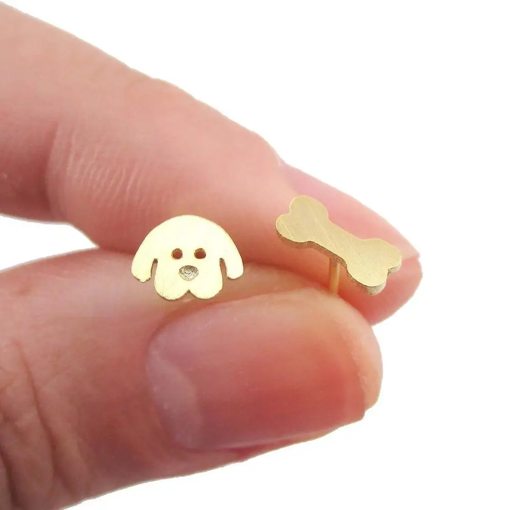 Daisies Puppy Dog Face and Bone Shaped Stud Earrings Tiny Cartoon Earrings For Women Girl Animal Jewelry
Daisies Puppy Dog Face and Bone Shaped Stud Earrings Tiny Cartoon Earrings For Women Girl Animal Jewelry