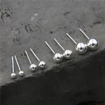 C&R Real 925 Sterling Silver stud earrings for women Round beads Stud Earrings Hypoallergenic Earrings Fine Jewelry
C&R Real 925 Sterling Silver stud earrings for women Round beads Stud Earrings Hypoallergenic Earrings Fine Jewelry