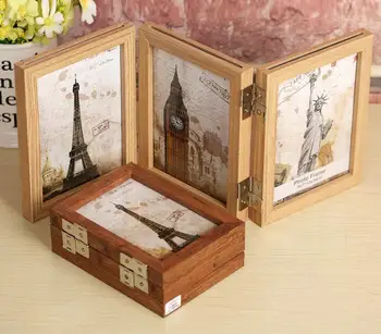 Creative home desktop set pieces at will triple folded photo frame tower Big Ben nostalgic photo frame
Creative home desktop set pieces at will triple folded photo frame tower Big Ben nostalgic photo frame