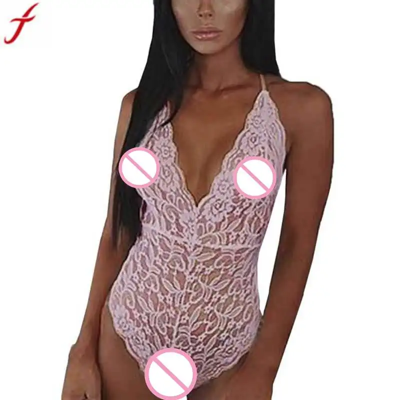 2018 Women Sexy Lace Backless Jumpsuit Sexy Lingerie Bodysuit Deep V Neck slim jumpsuit romper Underwear For Women Girls
2018 Women Sexy Lace Backless Jumpsuit Sexy Lingerie Bodysuit Deep V Neck slim jumpsuit romper Underwear For Women Girls